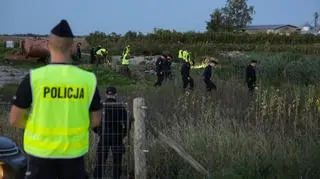Miejsce znalezienia rosyjskiego drona w miejscowości Korsze