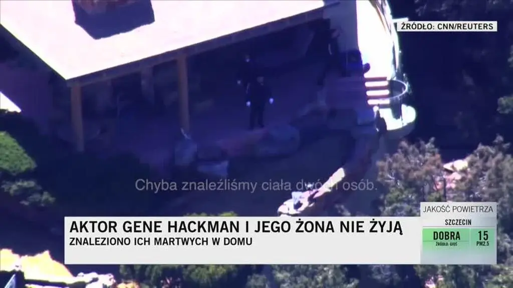 rozmowa po śmierci Hackmana