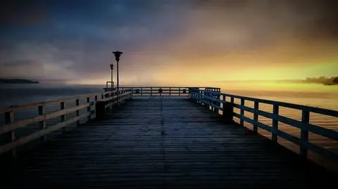 Nieporęt. Molo na Dzikiej Plaży