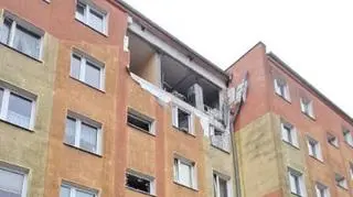 Wybuch w bloku w Braniewie