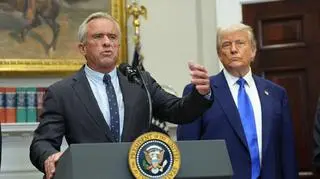 Robert F. Kennedy Jr. i Donald Trump w Białym Domu