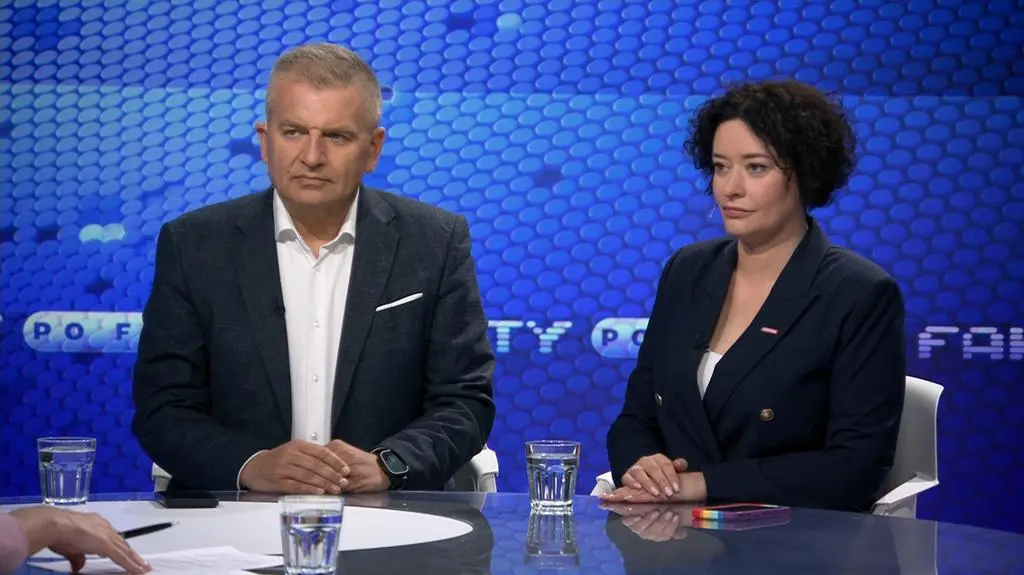 Bartosz Arłukowicz (KO) i Anna Maria Żukowska (Lewica)