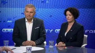 Bartosz Arłukowicz (KO) i Anna Maria Żukowska (Lewica)