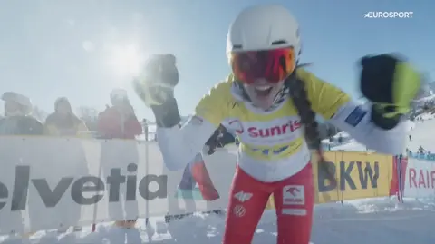 Tak Aleksandra Król-Walas wygrała Puchar Świata w Scuol. Nagranie 