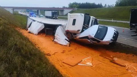 Zderzenia pojazdu ciężarowego z busem