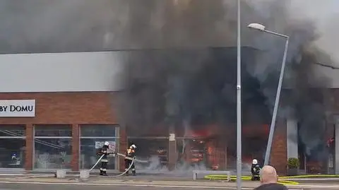 Pożar sklepu