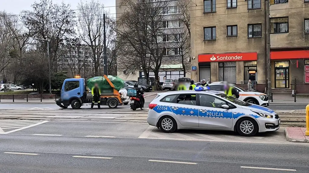 Do kolizji doszło na Woli