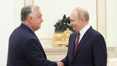 Premier Węgier Viktor Orban z wizytą u Władimira Putina w Moskwie