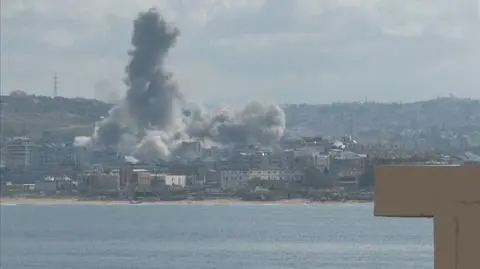 Atak Izraela na Liban (8.04).