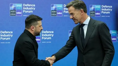 Wołodymyr Zełenski, Mark Rutte