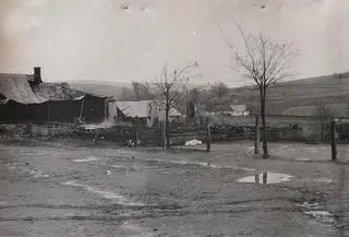 Świetlica po pożarze (1955 r.)