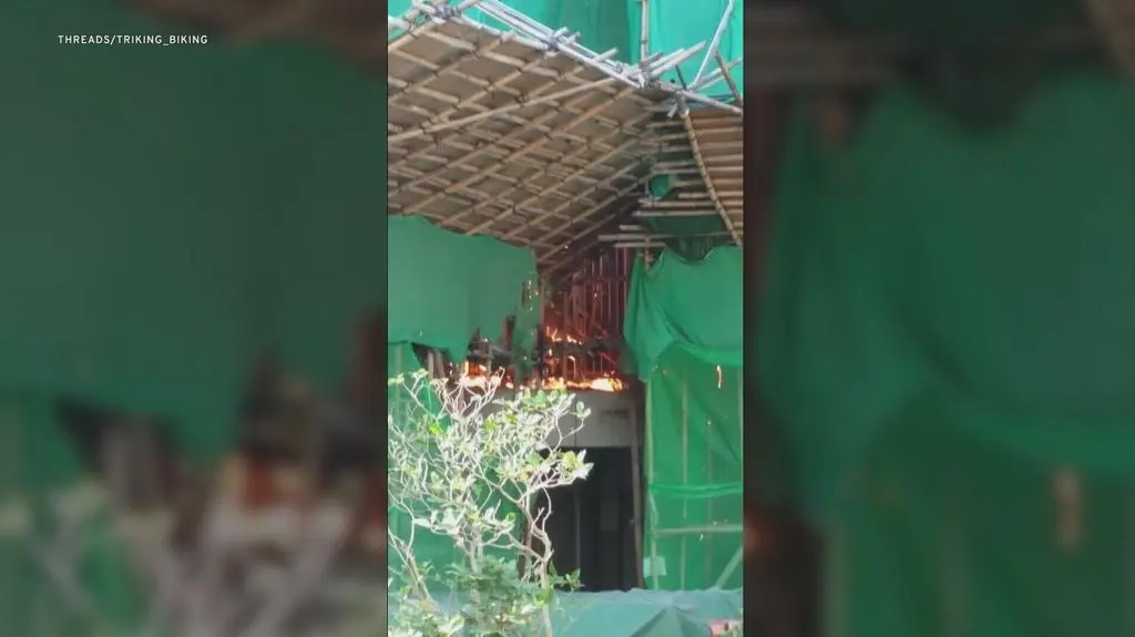 Pożar wieżowców w Hongkongu 