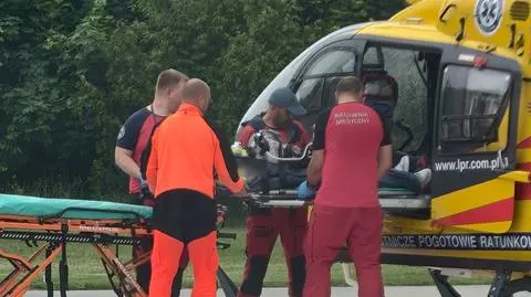13-latka zabrał do szpitala śmigłowiec LPR