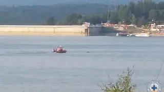 Mężczyźni byli daleko od brzegu, kiedy z materaca zeszło powietrze 