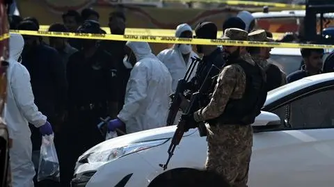 Pakistan. Miejsce wybuchu w Islamabadzie