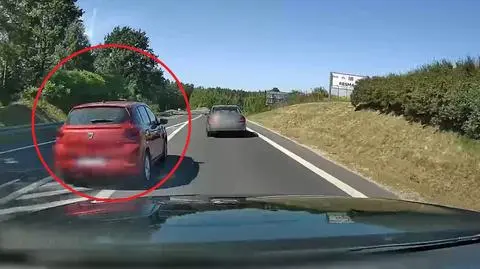 Wyprzedzał w niedozwolonym miejscu