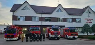 Hołd dla poległego strażaka
