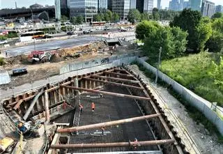 Budowa tunelu tramwajowego. Zmiany w Alejach Jerozolimskich