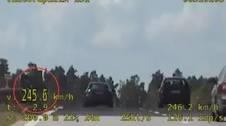 Pędził z prędkością 245 km/h na bolesławieckim odcinku autostrady A4
