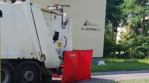 Śmieciarka śmiertelnie potrąciła kobietę w Częstochowie