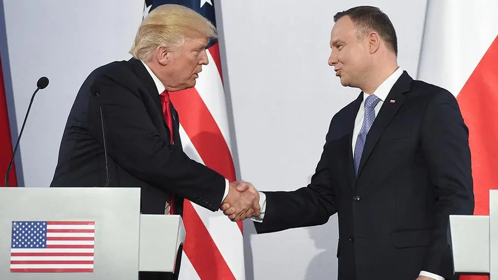 President Trumps speech after meeting with President Duda
