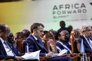 Prezydent Francji Emmanuel Macron