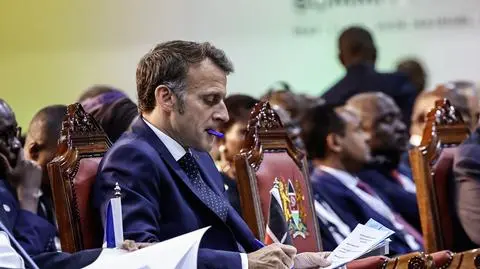 Prezydent Francji Emmanuel Macron