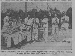 Żołnierze niemieccy na terenie dzisiejszego Szpitala Klinicznego w Poznaniu, 1943 rok