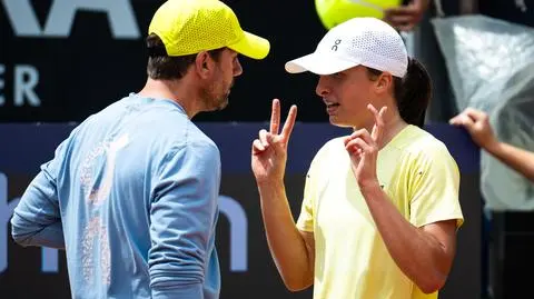 Zaskakujący gość na treningu Świątek. "Odwiedziła nas"