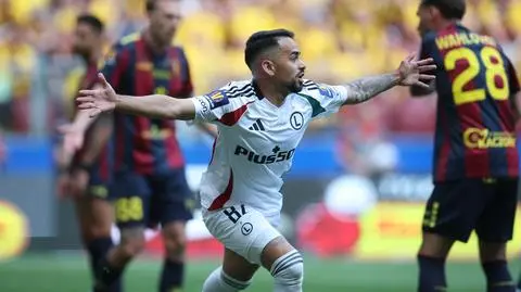 Luquinhas w meczu Legia - Pogoń 