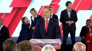 Nawrocki reaguje na exit poll: dziś w nocy zwyciężymy