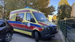 Mężczyzna trafił do szpitala