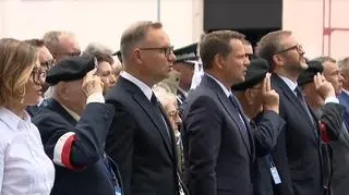 81. rocznica Powstania Warszawskiego. Uroczystości w Parku Wolności