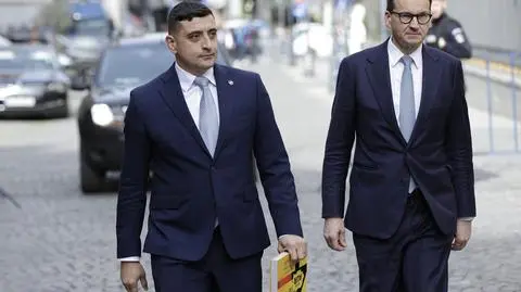 George Simion i Mateusz Morawiecki