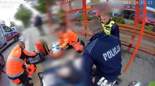 Na koniec akcję przejęli ratownicy medyczni