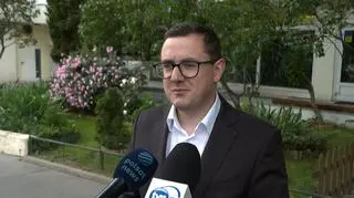 Miłosz Motyka przed posiedzeniem klubu PSL-Trzecia Droga 