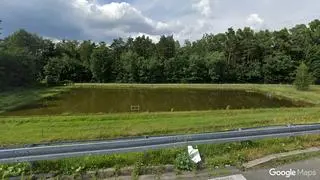 Zbiornik wodny przy MOP Podłęże