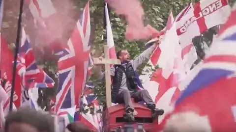 Protest skrajnej prawicy