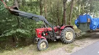 Poważny wypadek koło Łukowa