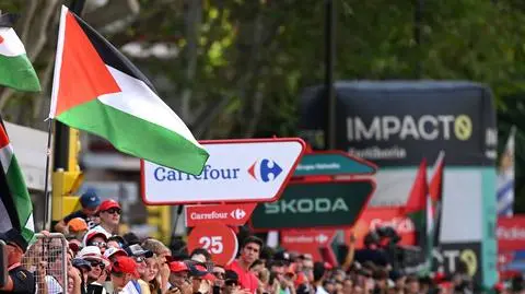 "To, co dzieje się, jest straszne". Lider Vuelty o protestach ws. Strefy Gazy