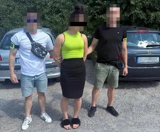 Kobieta została zatrzymana 