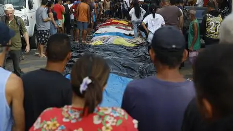 Stos ciał na ulicach Rio de Janeiro po krwawej operacji policji