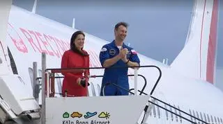 Sławosz Uznański-Wiśniewski już w Europie. Za chwilę briefing astronauty