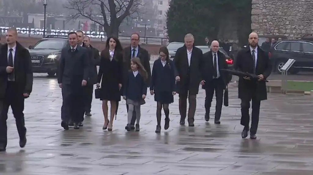 Prezydent Andrzej Duda na Wawelu