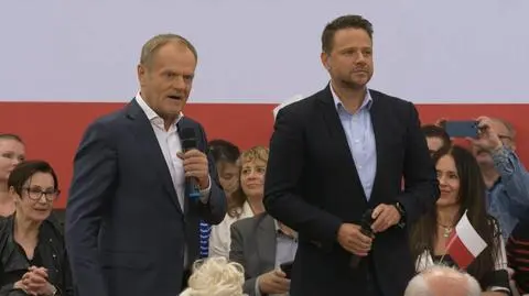 Rafał Trzaskowski i Donald Tusk 