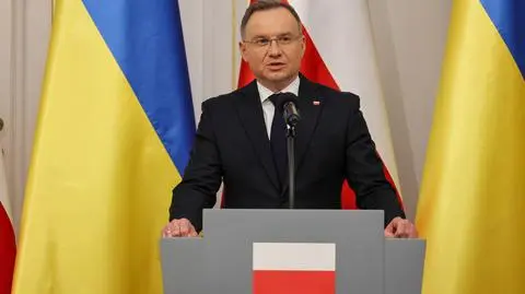 Duda: rozmawialiśmy z prezydentem Zełenskim o kwestiach historycznych