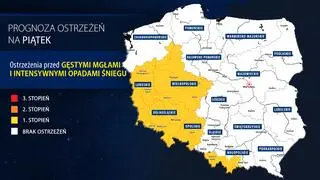 Prognoza zagrożeń IMGW na piątek
