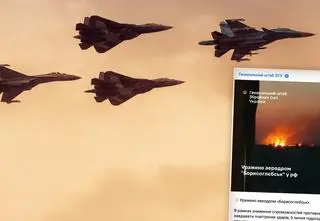 Kolejny cios zadany Rosji. Ukraińcy zaatakowali wojskowe lotnisko