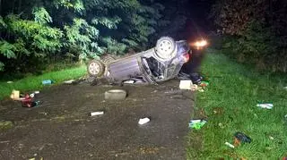 Jedna ofiara śmiertelna w wypadku w Trzęsowie