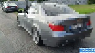 Kierowca bmw z bidonem pełnym alkoholu zatrzymany przez policję